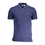 Levi's Blue Cotton Men Polo Shirt