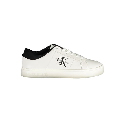 Calvin Klein White Polyester Sneakers
