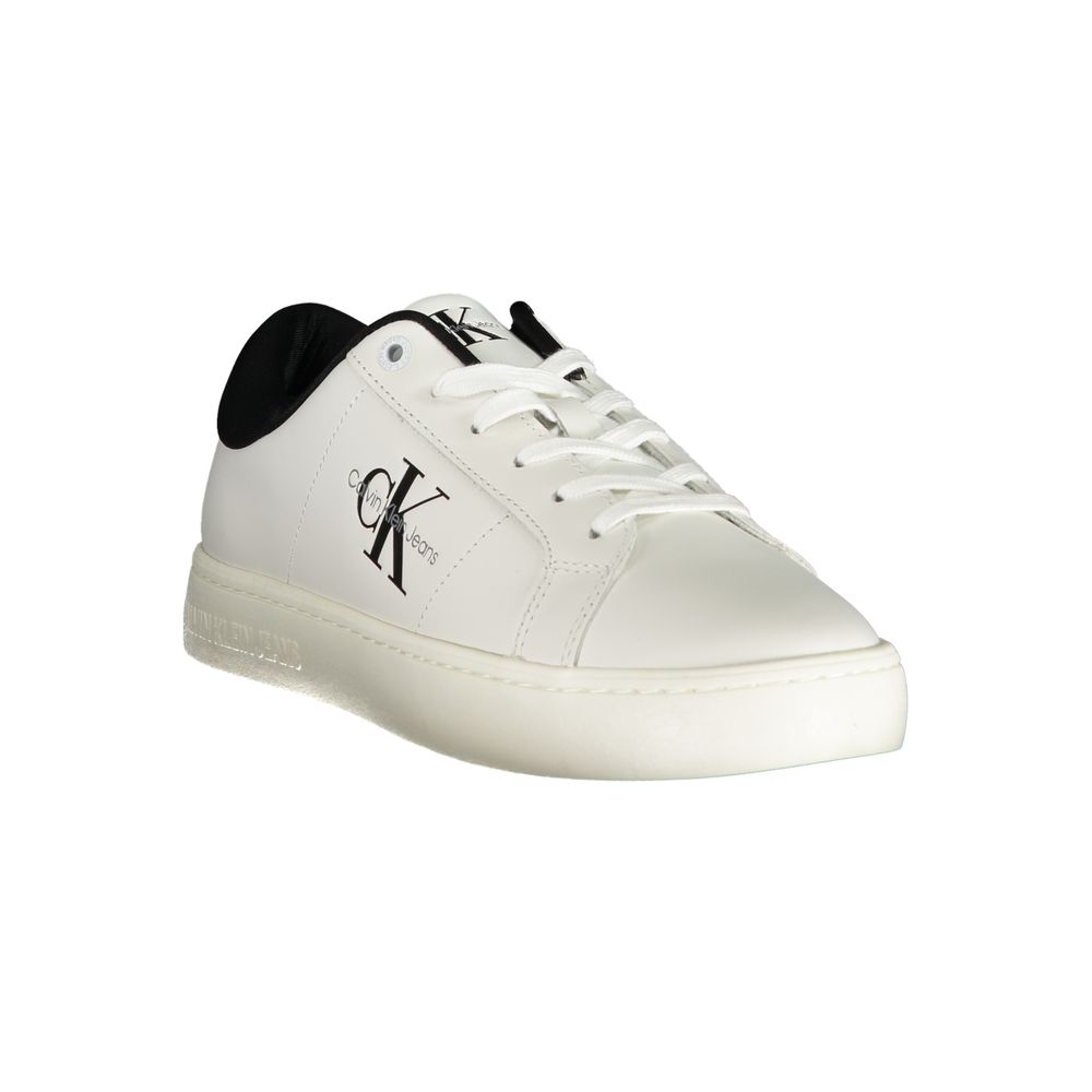 Calvin Klein White Polyester Sneakers