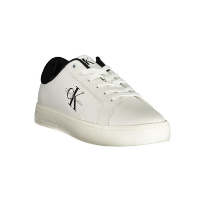 Calvin Klein White Polyester Sneakers