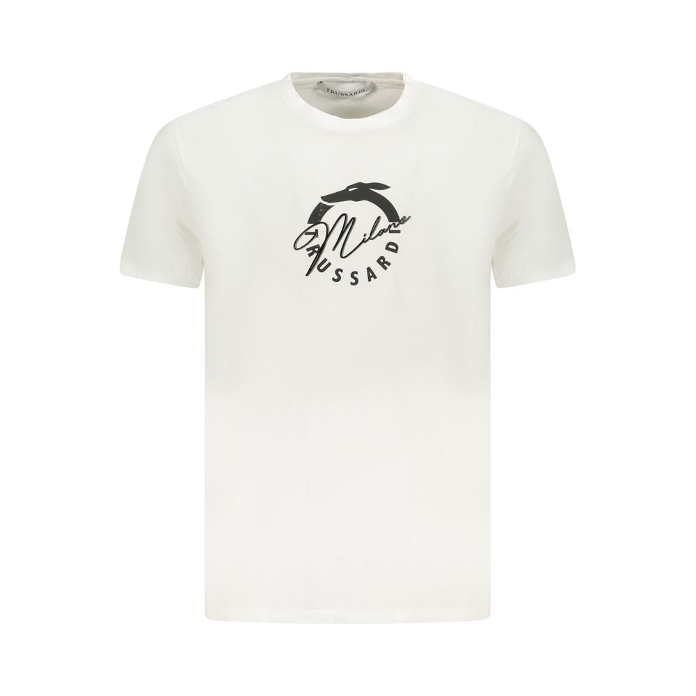 Trussardi White Cotton T-Shirt
