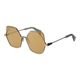 Yohji Yamamoto Gold Unisex Sunglasses