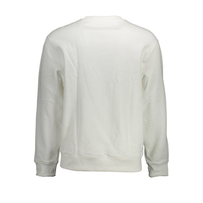 Calvin Klein White Cotton Men Sweatshirt