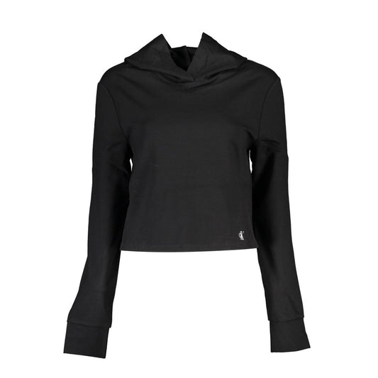 Black Calvin Klein viscose hoodie for women