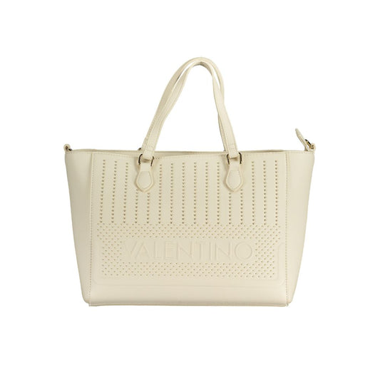 Mario Valentino White Polyethylene Handbag - Håndtasker