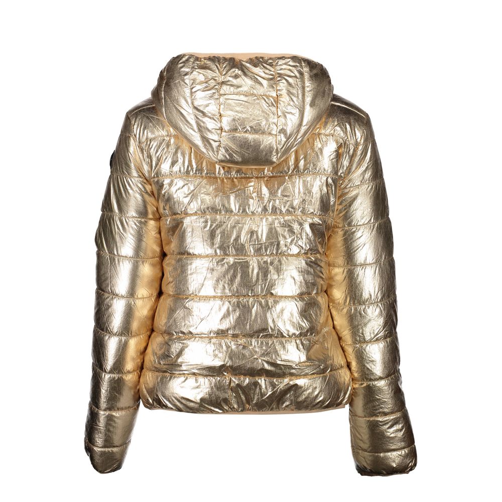 U.S. POLO ASSN. Women's Reversible Hooded Jacket – Gold