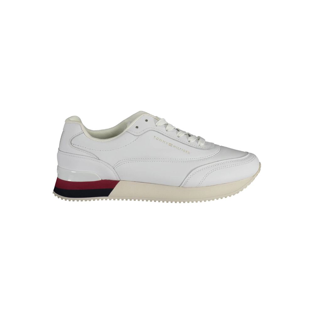 Tommy Hilfiger Bianco Pelle Women Sneaker