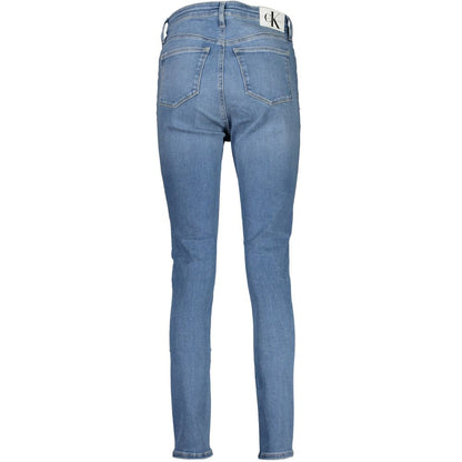 Calvin Klein Azzurro Cotton Women Jeans