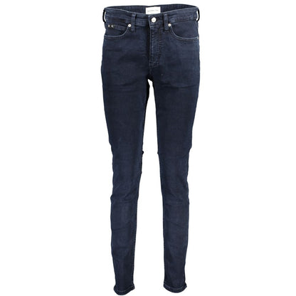 Calvin Klein Blue Cotton Jeans & Pant