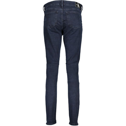 Calvin Klein Blue Cotton Jeans & Pant