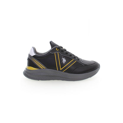 U.S. POLO ASSN. Black Polyester Sneakers
