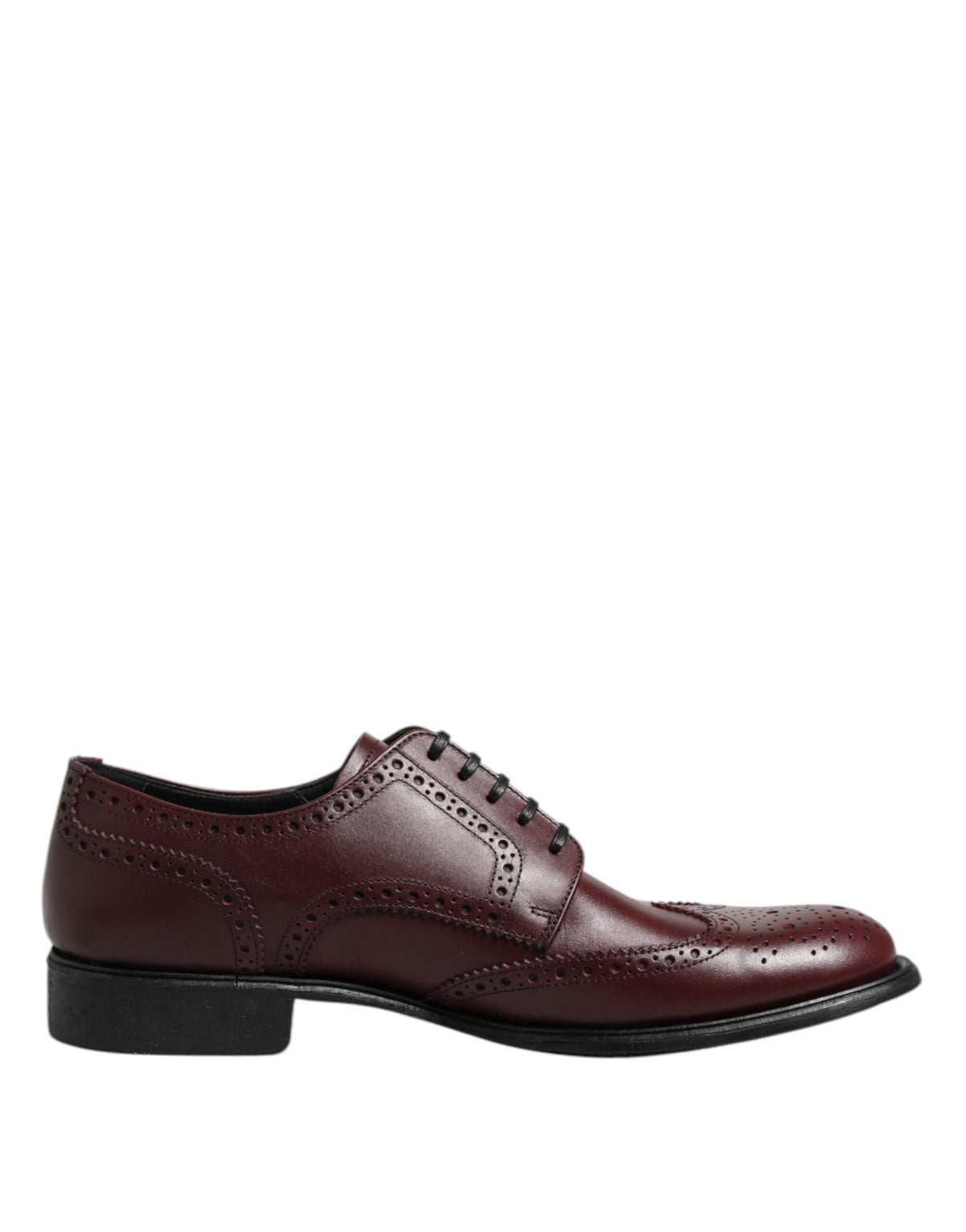 Dolce & Gabbana Brown Leather Lace Up Derby Dress Shoes