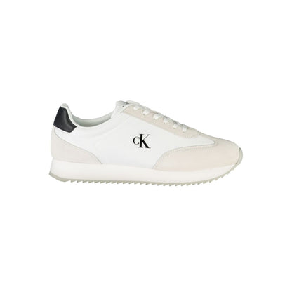 Calvin Klein White Leather Men Sneakers