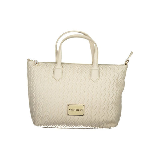 Mario Valentino White Polyethylene Handbag - Håndtasker