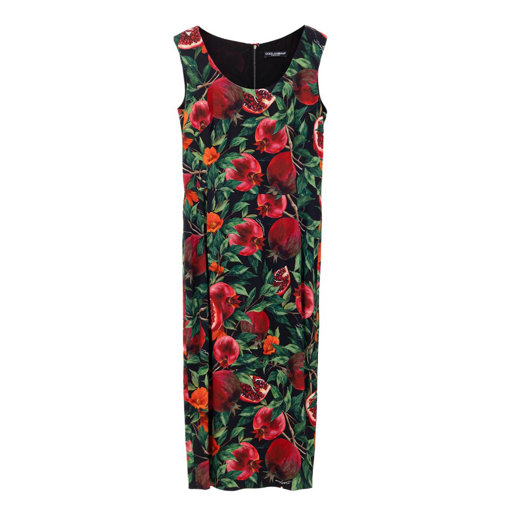 Dolce & Gabbana Bicolor Viscose Long Dress
