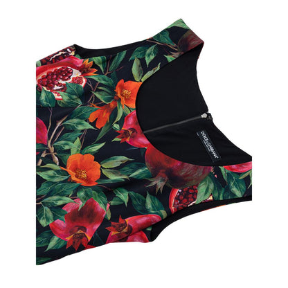 Dolce & Gabbana Bicolor Viscose Long Dress