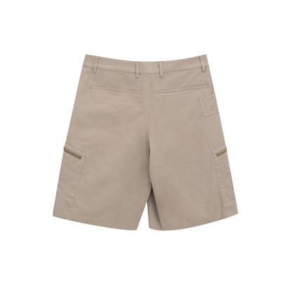 Dior Beige Cotton Cargo Shorts