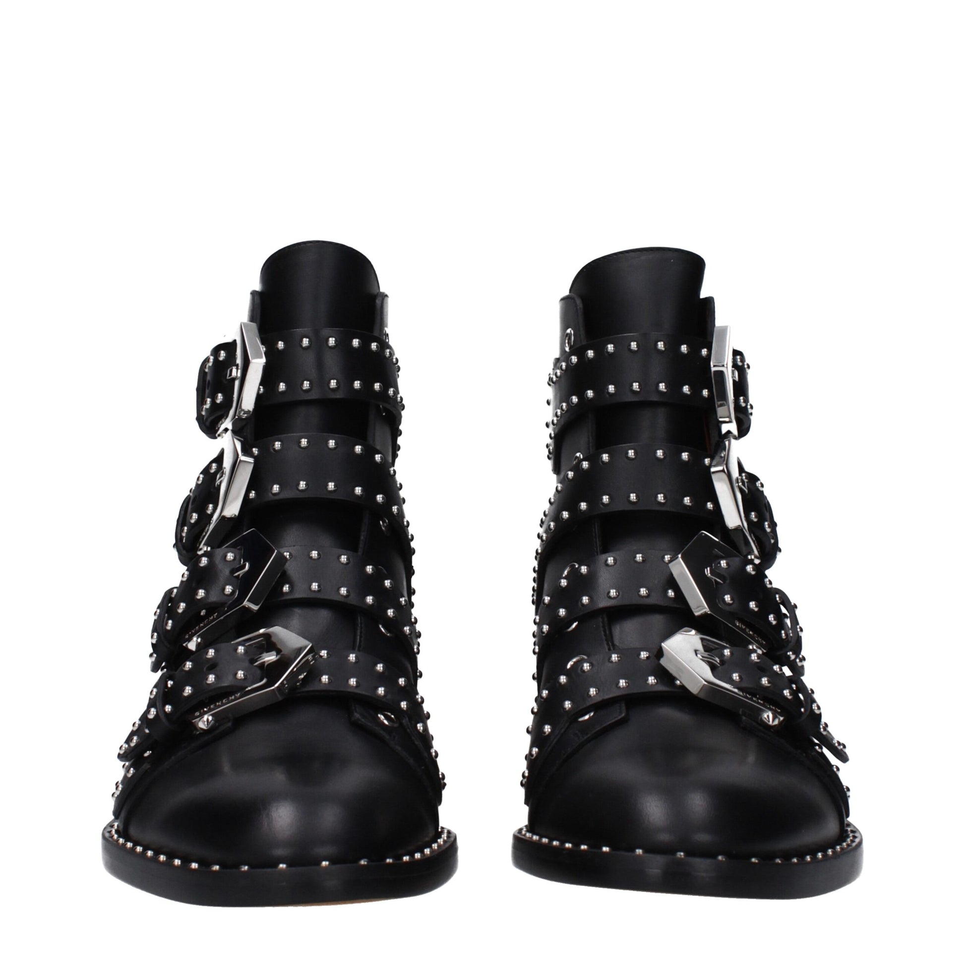 Givenchy Black Leather Ankle Boots