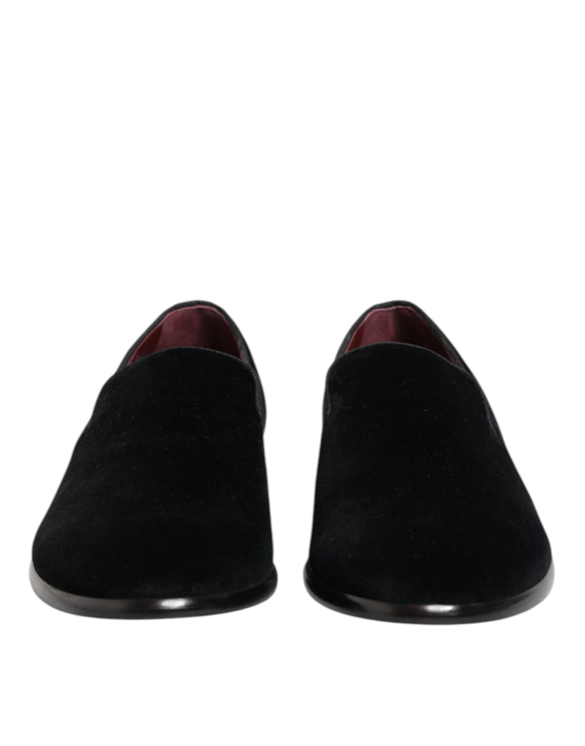 Dolce & Gabbana Men's Cotton-Velvet Loafers – Black