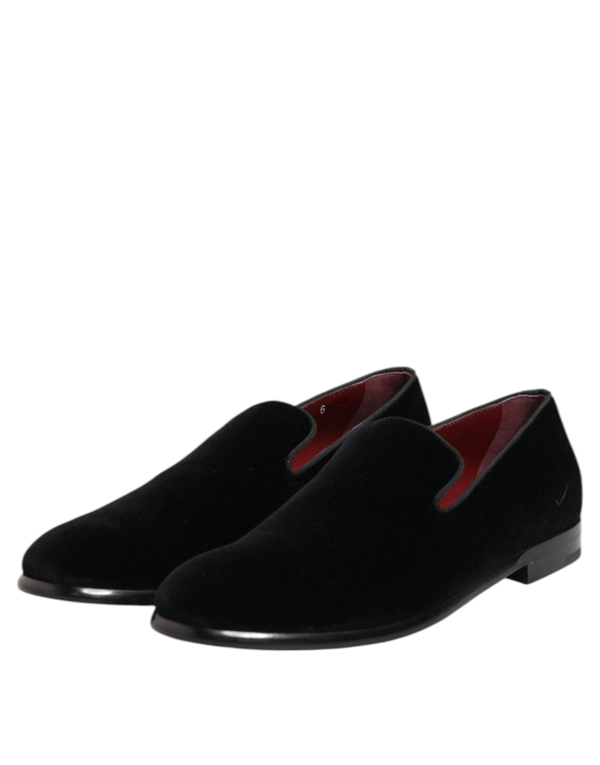 Dolce & Gabbana Men's Cotton-Velvet Loafers – Black