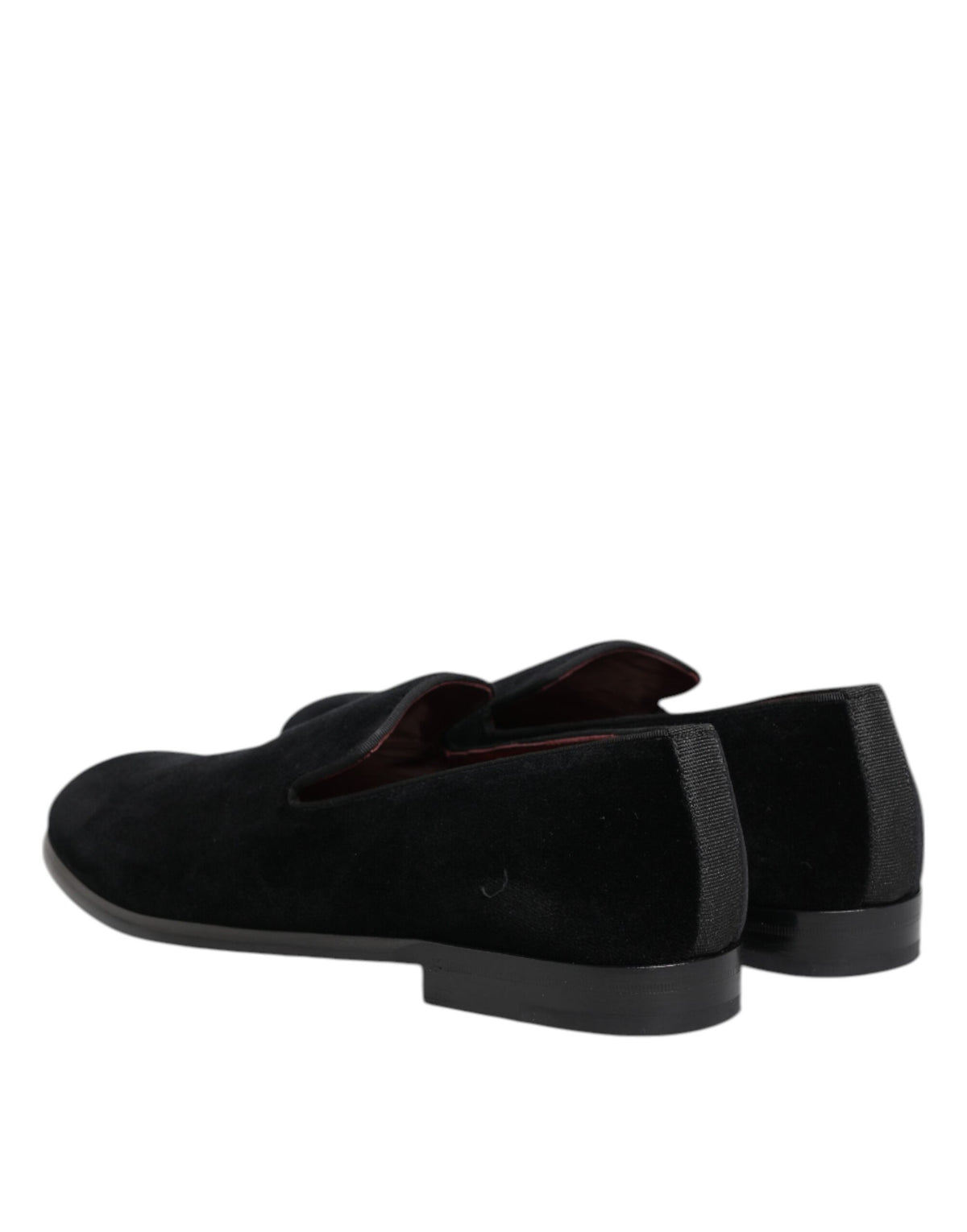 Dolce & Gabbana Men's Cotton-Velvet Loafers – Black