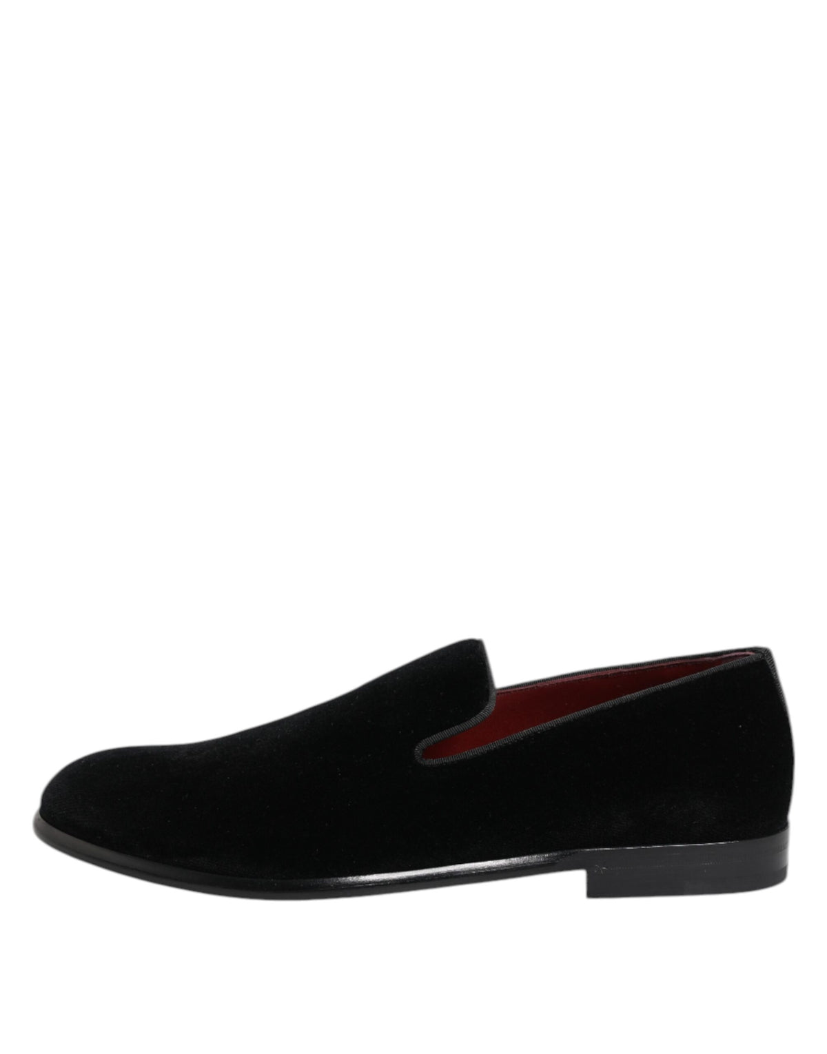 Dolce & Gabbana Men's Cotton-Velvet Loafers – Black