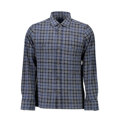 Gant Long-Sleeved Cotton Shirt – Blue