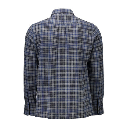 Gant Long-Sleeved Cotton Shirt – Blue