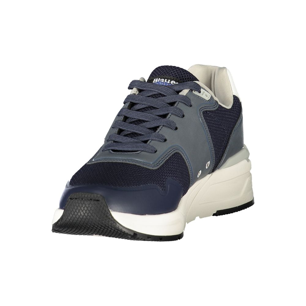 Blauer Blue Polyester Men Sneakers