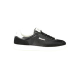Blauer Black Leather Men Sneaker