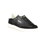 Blauer Black Leather Men Sneaker