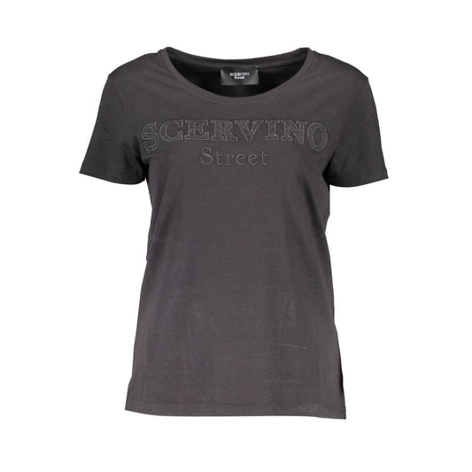 Black Scervino Street cotton T-shirt