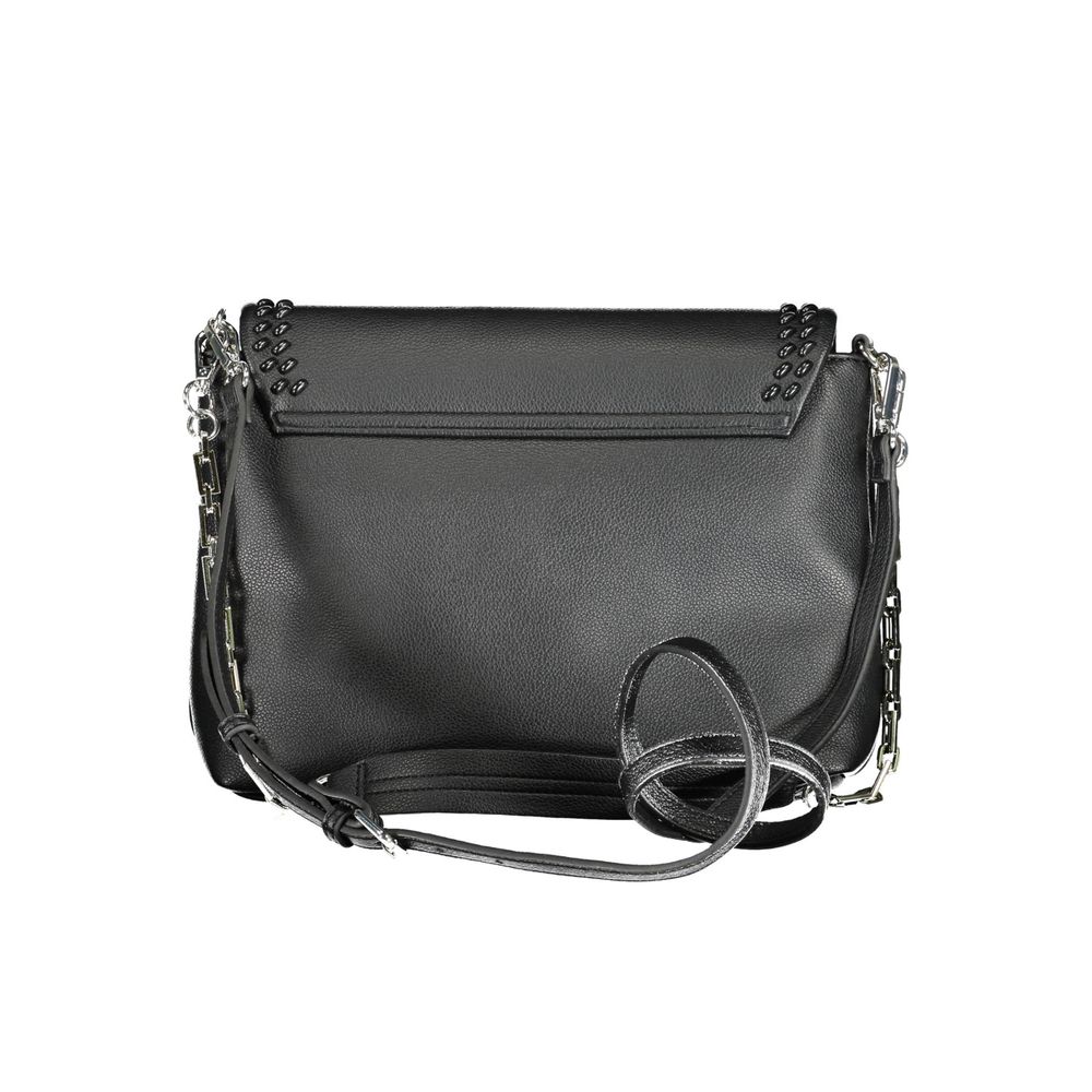 BYBLOS Black Polyurethane Women's Shoulder Bag