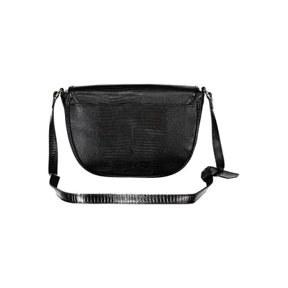 La Martina Black Polyurethane Women's Shoulder Bag
