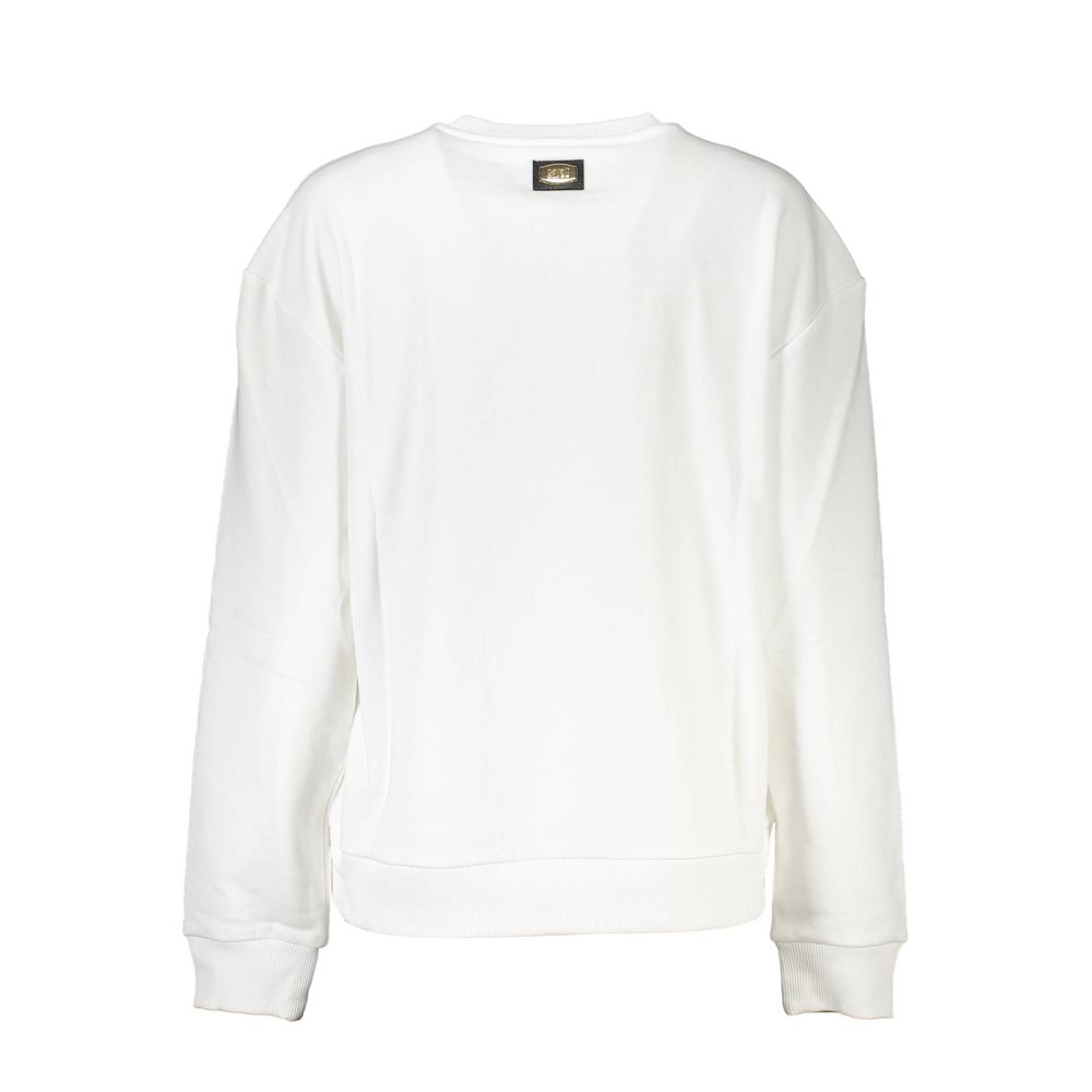 Cavalli Class Cotton-Blend Sweatshirt – White