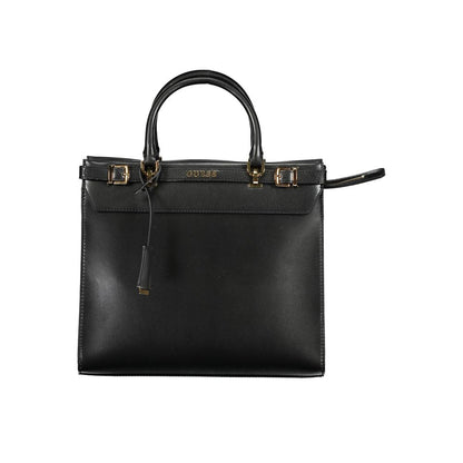 Black Guess Jeans Sestri Logo handbag in polyurethane