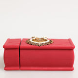 Dolce & Gabbana Red Silicone Devotion Heart Cover Bag Women Airpods Case