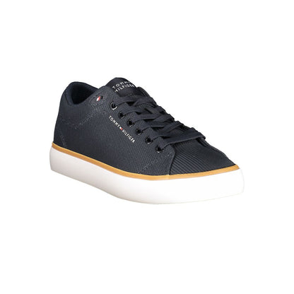 Tommy Hilfiger Blue Polyester Men Sneakers