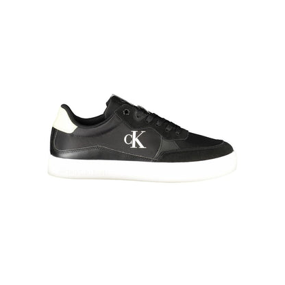 Calvin Klein Black Leather Men Sneakers