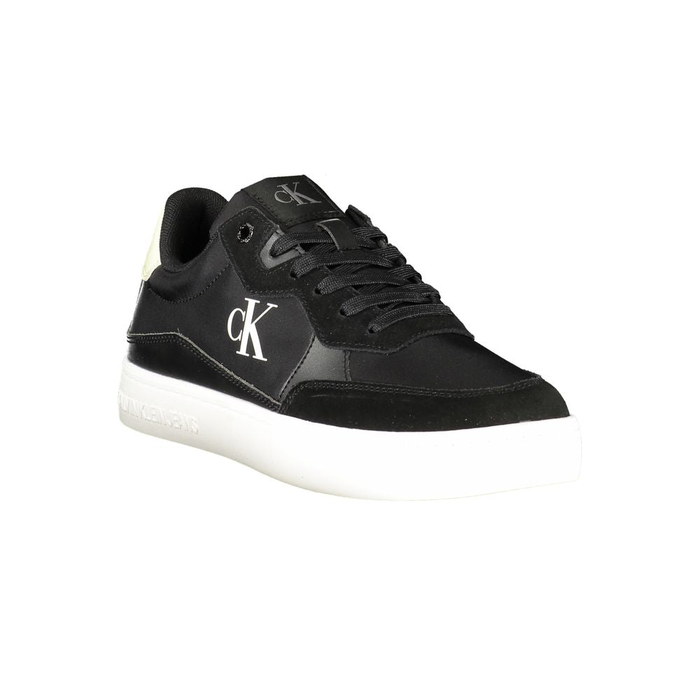 Calvin Klein Black Leather Men Sneakers