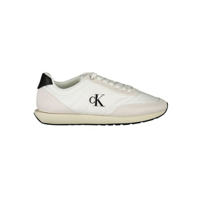 Calvin Klein White Polyester Sneakers