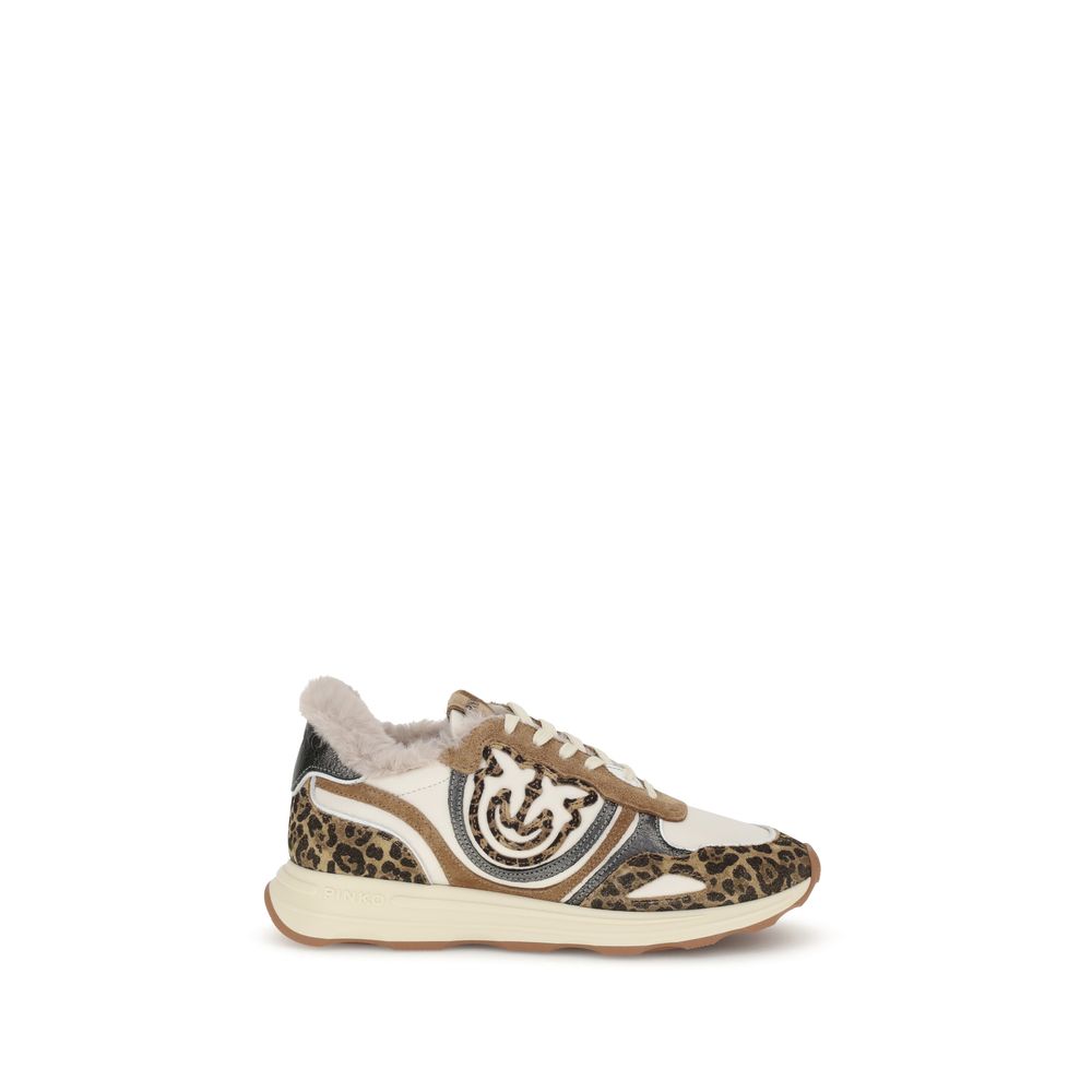PINKO Zoe 01 Leopard Sneakers