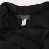 BENCIVENGA Black Stretch Straight Fit Dress Trousers Pants