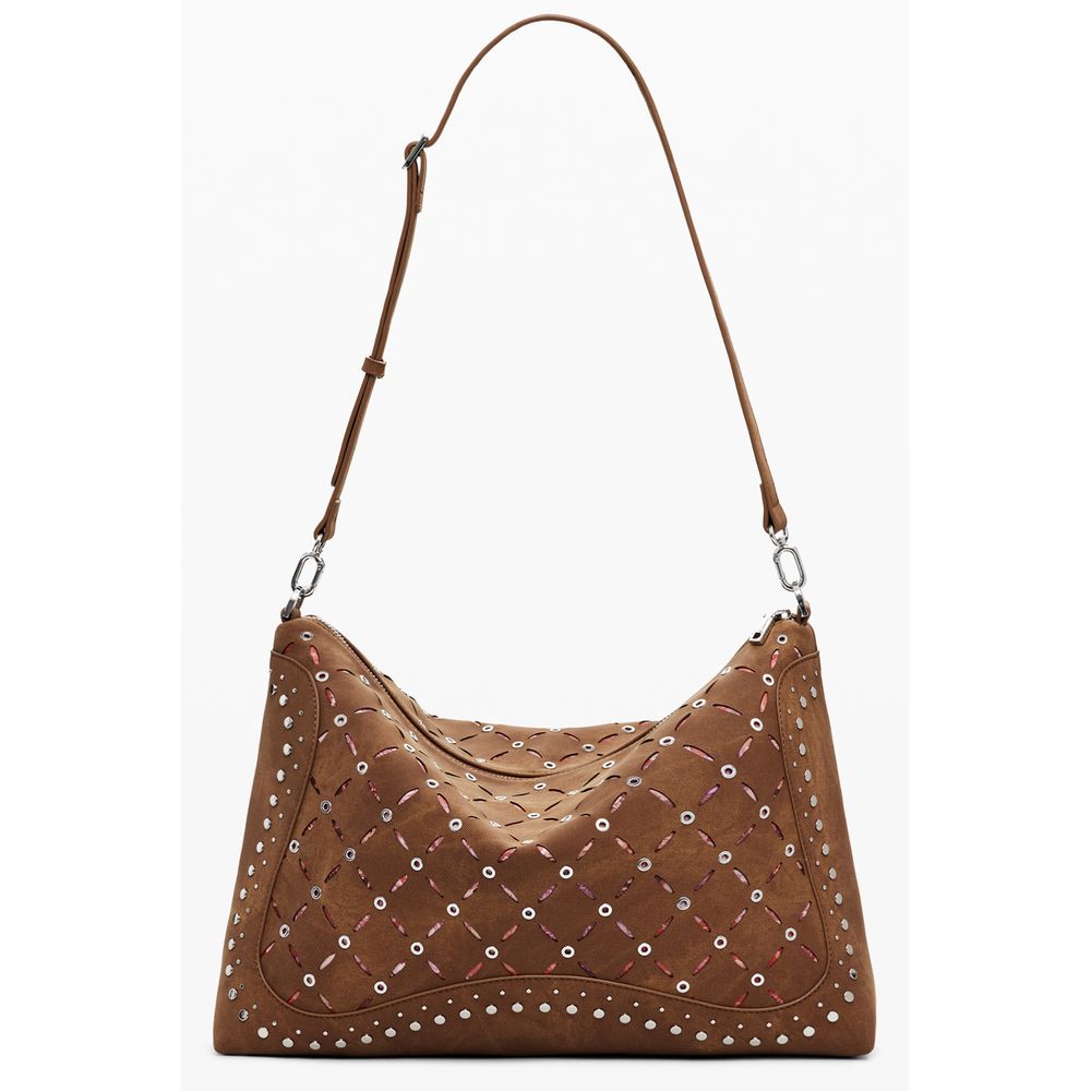 Desigual Brown Polyethylene Handbag