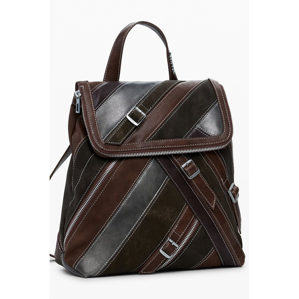 Desigual Fibonacci Hampton Mini Backpack – Brown