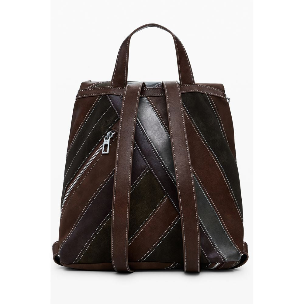 Desigual Fibonacci Hampton Mini Backpack – Brown