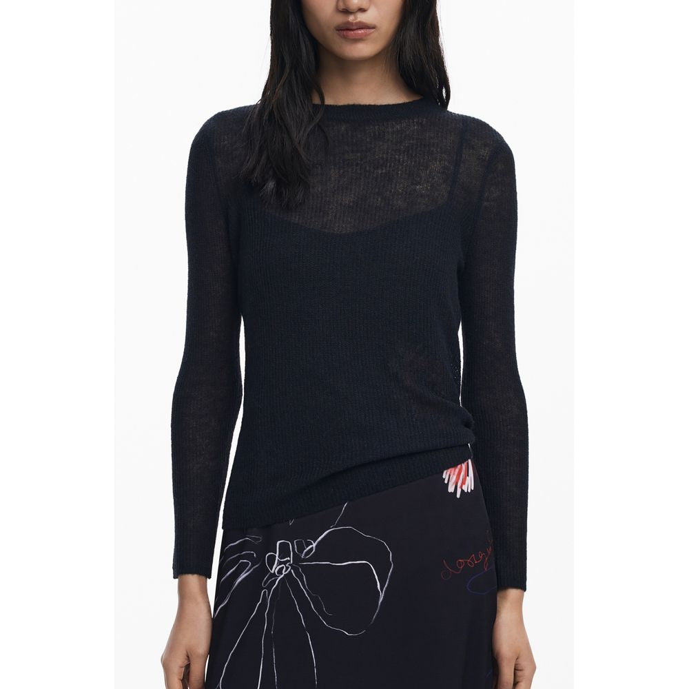 Desigual Black Polyester Dress