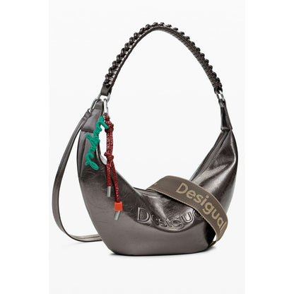 Desigual Bronze Polyethylene Handbag