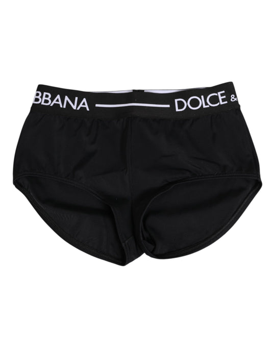 Dolce & Gabbana black nylon shorts briefs
