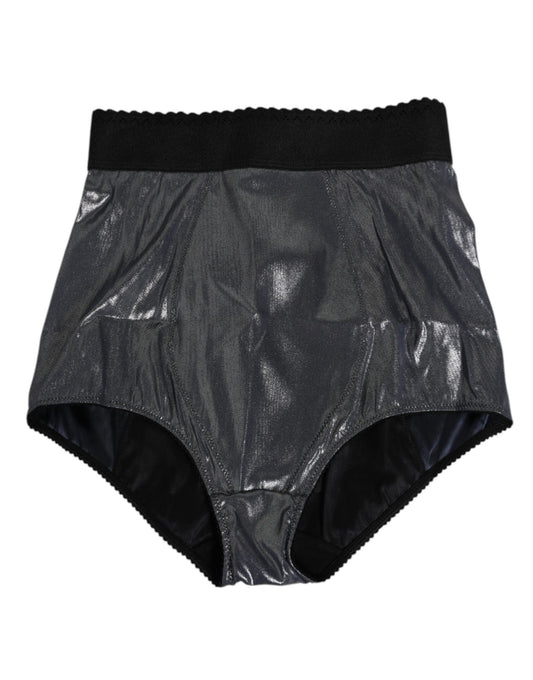 Dolce & Gabbana gray silk stretch girdle panty